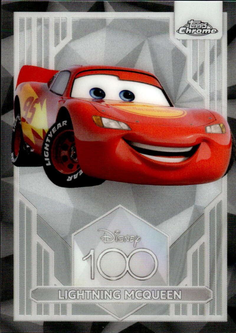 Amazon.com: 2023 Topps Chrome Disney 100#95 Lightning McQueen Non